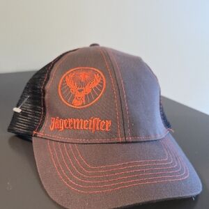 Jagermeister Black and Orange Trucker Hat